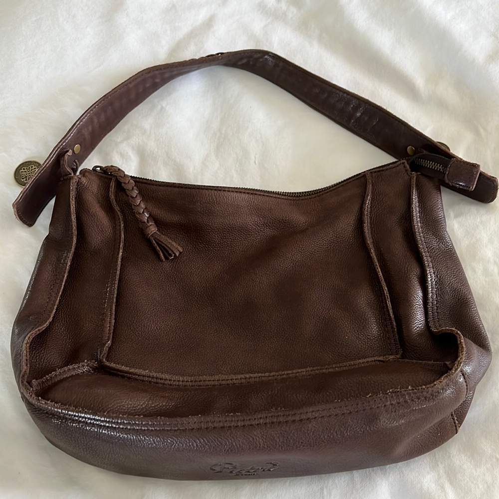 Pietra leather shoulder bag